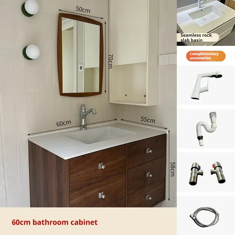 

bathroom cabinet led Cabinet Kitchen Vanity Bathroom Wooden Furniture Corner Sinks Locker Closed Storage Toilet Wc Column Switch