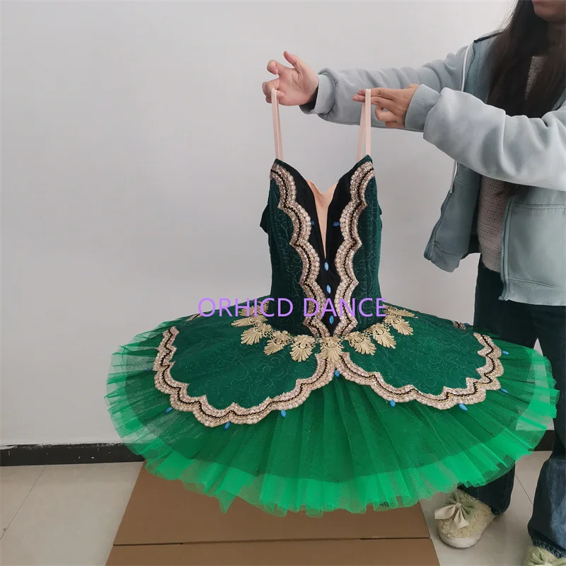 

Cheap High Quality 7 Layers Custom Color Kids Girls Women Adult Performance Wear Blue Red Green Ballet Tutu Costumes