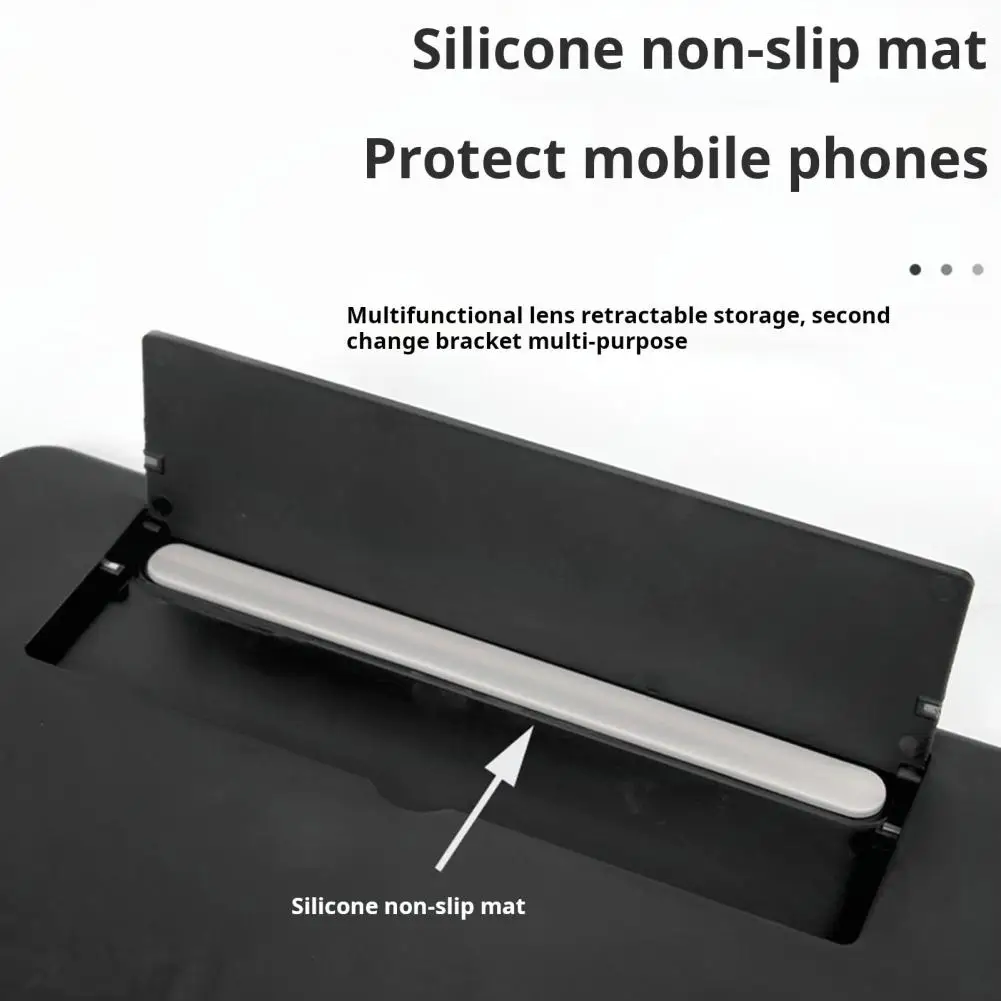 Indoor Phone Screen Amplifier 3d Screen Magnifier for Mobile Phones Foldable Design Gaming Screen Enhancer Protect Eyes