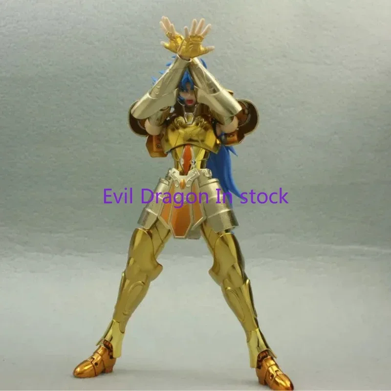 Figurines de oral aliers d'Or en Métal Club/MC Modèle Saint Seiya Myth grill EX Gemini Saga avec oke sur la Tête, Jouets d'Action Anime, Cadeaux en Stock