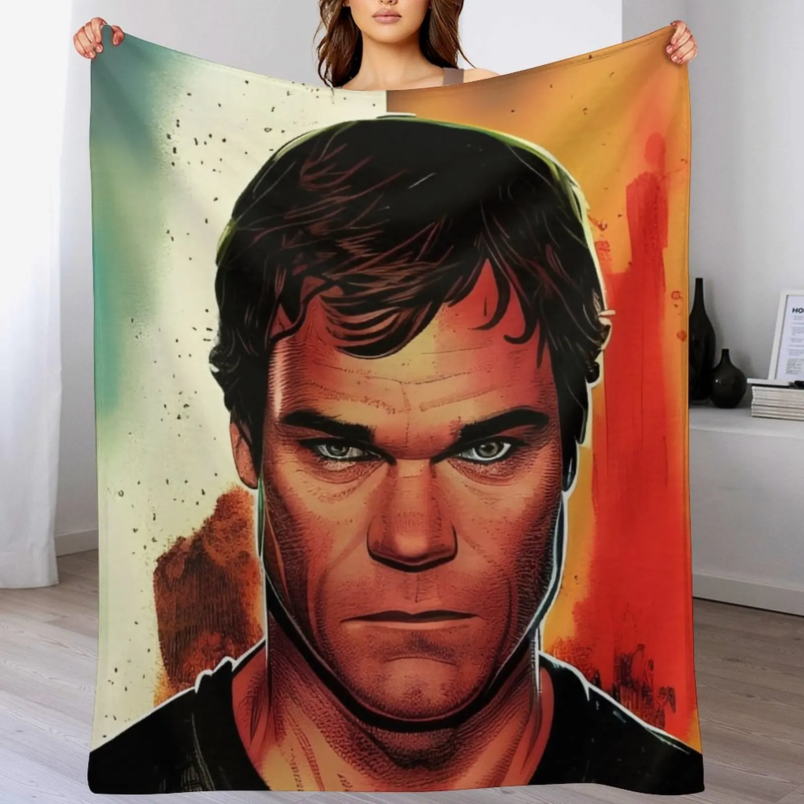 

Dexter Morgan is looking at you Throw Blanket bed plaid Summer Blankets For Bed Stuffeds Blankets