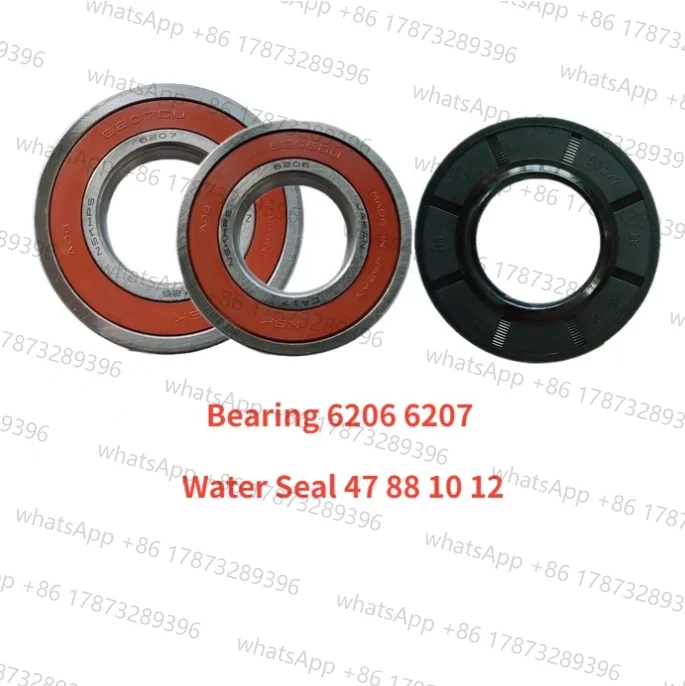 For  Drum Washer TG80-1420WDXG 1410WDXS Q1266LPS Bearing 6206 6207 Water Seal 47 88 10 12