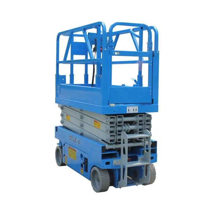 Made in China hot sale  high altitude work platform vehicle scissor-type electric lifting movable platform table