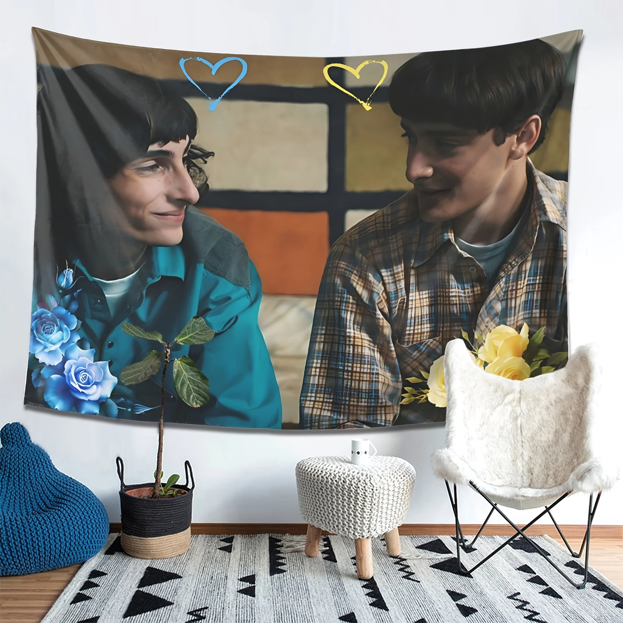 1pc Horizontal Image Tapestry Wall Hanging Decor for Bedroom Dorm Living Room, Ideal Gift for Movie Fans