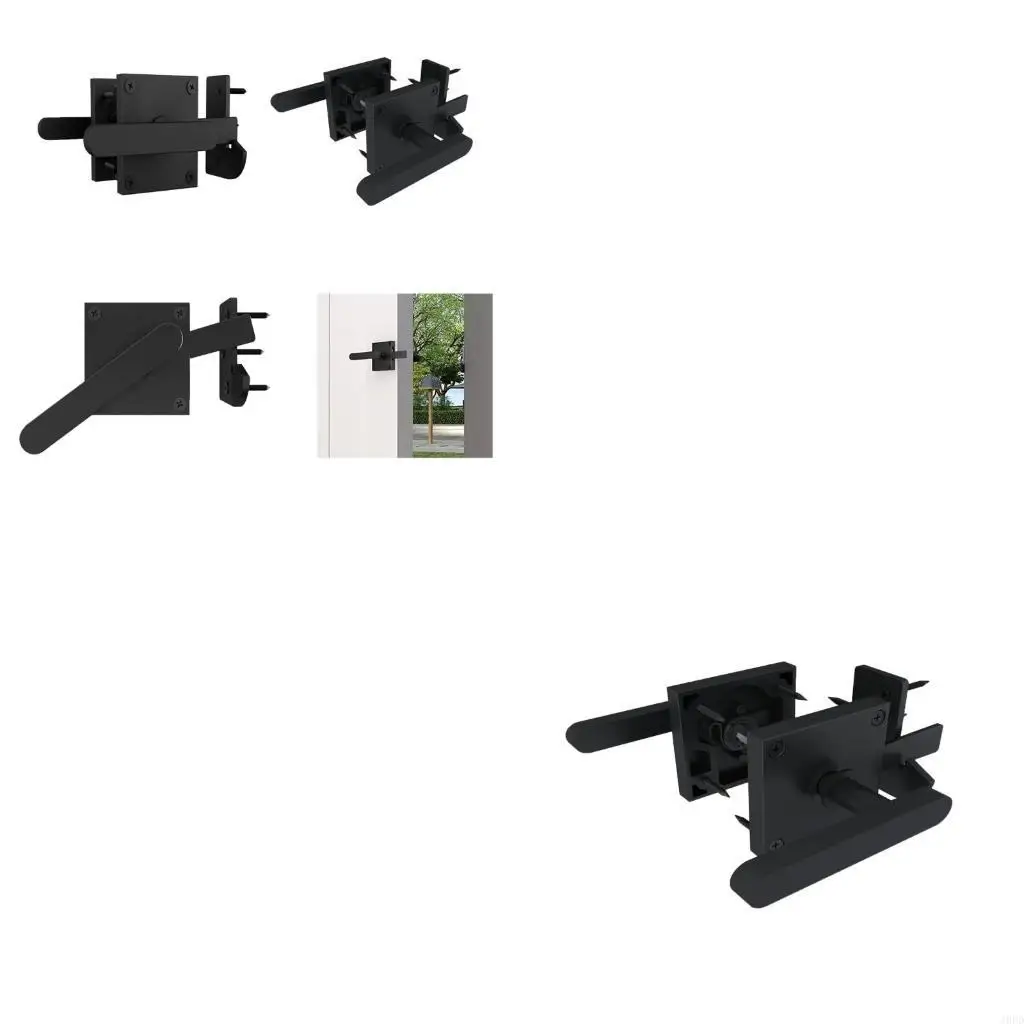 Verrous porte jardin en aluminium, serrure porte battante robuste, verrous porte Double face pour ut