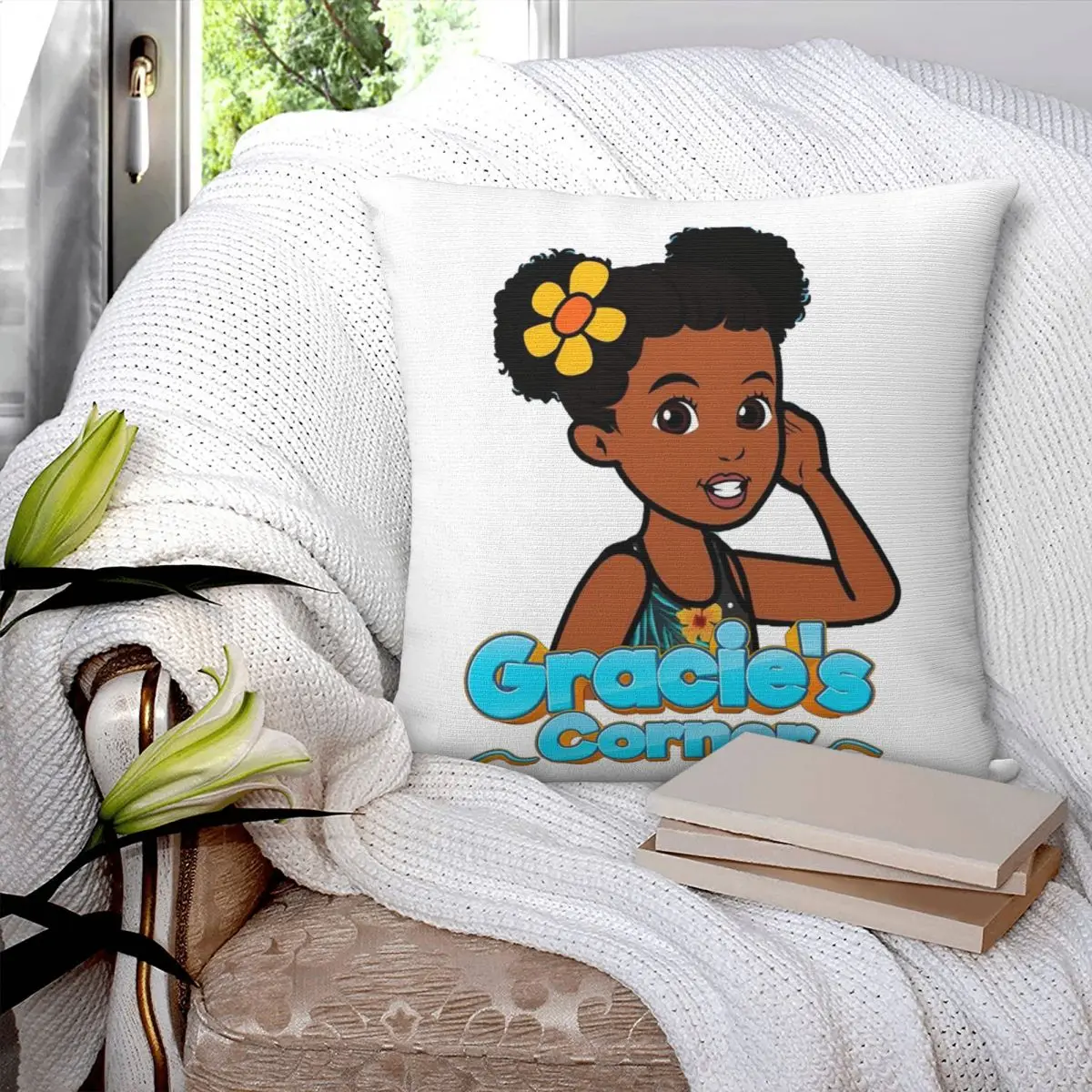 Gracies Family Corner Cute Phonic's Song Square Pillowcase Pillow Cover Cushion Decor Comfort Throw Pillow for Home Car