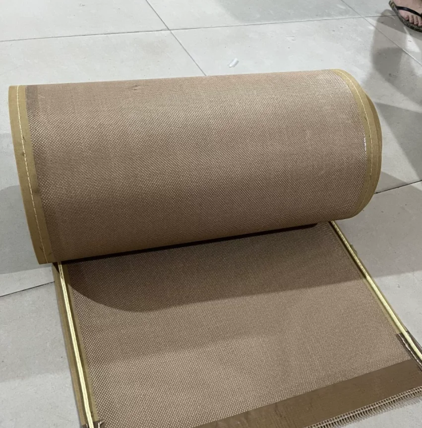 3PCS L:7950x900mm (hole button)0.3MM  TTeflon Conveyor Belt Microwave Machine High Temperature UV Curing Machine TPFE Belt
