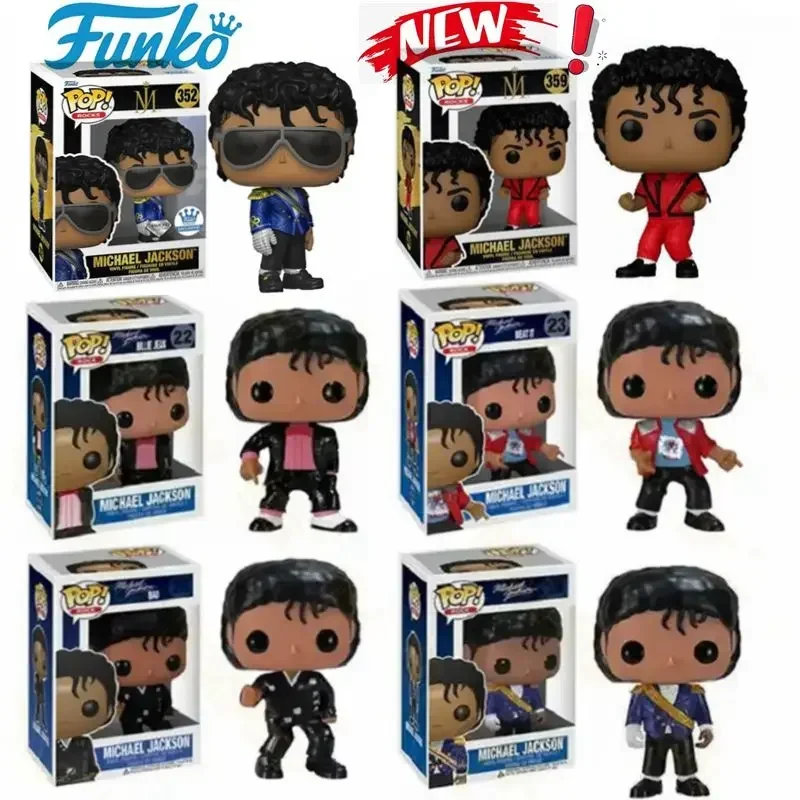NUEVO Funko POP Rock BEAT IT 23 #   Michael Jackson 352 #   359 # 22 #   BAD 25 colección de figuras de acción de vinilo modelo juguete regalos