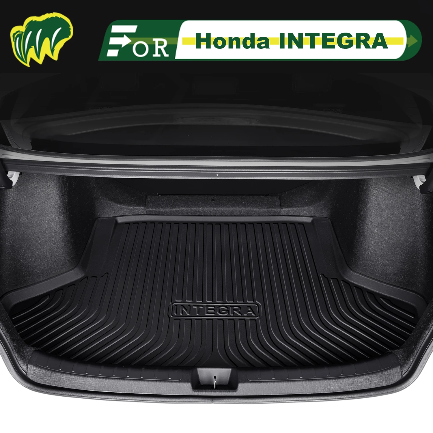 

For Honda INTEGRA 2022-2025 TPE Custom Fit Car Trunk Mat All Season Cargo Mat 3D Shaped Trunk Liner Chair-back Protection Mat
