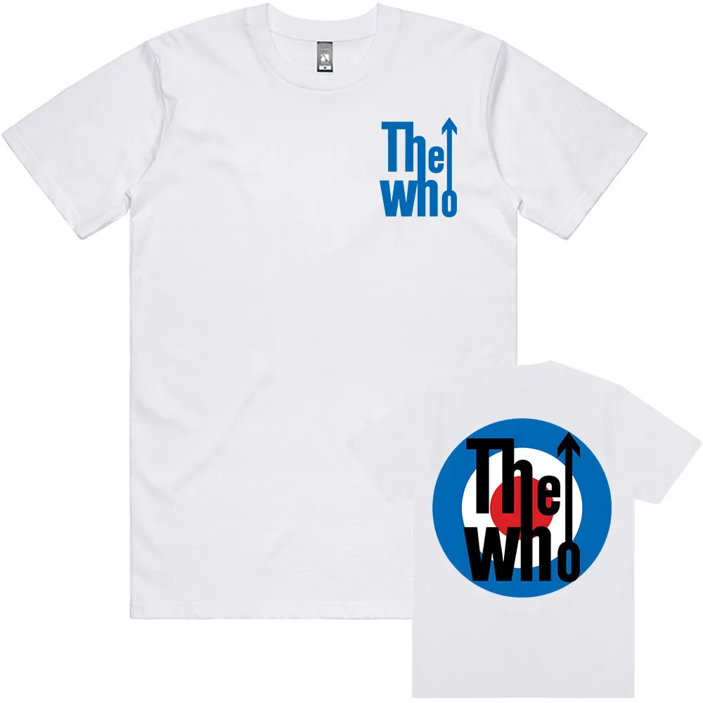 روك باند ذا هو تي شيرت قصير الأكمام الصيف فضفاض بلايز الجرونج موضة الهيب هوب الشارع الشهير للجنسين القطن الرجال تي شيرت س الرقبة