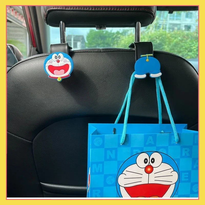 

Miniso collaboration popular anime Doraemon peripheral car front and rear seat hooks Crayon Shin chan Cherry Maruko car hooks