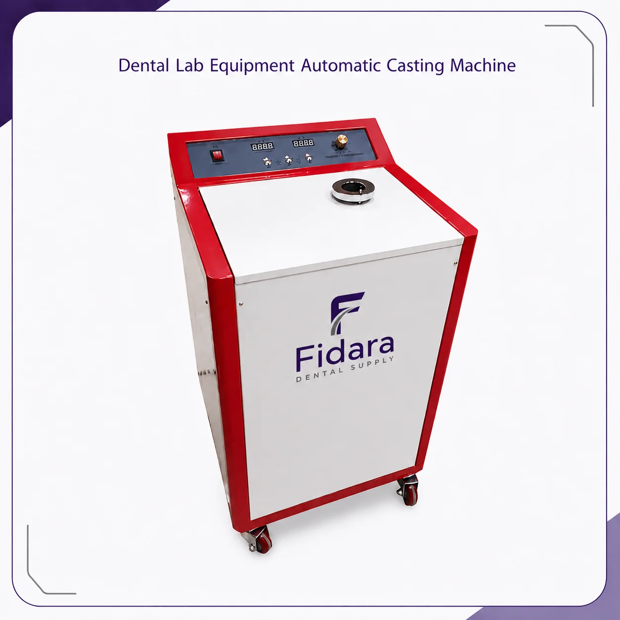 Electric Dental Medium Frequency Centrifugal Casting Machine-2.5kW Fast Melting No Preheating Required CE Certified for PFM