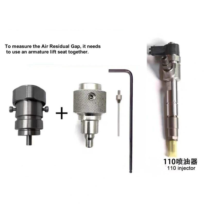 

CRIN1 0445-110 Diesel Common Rail Injector Air Residual Gap Armature Lift Stroke Measuring Seat Repair Tool for Bosch