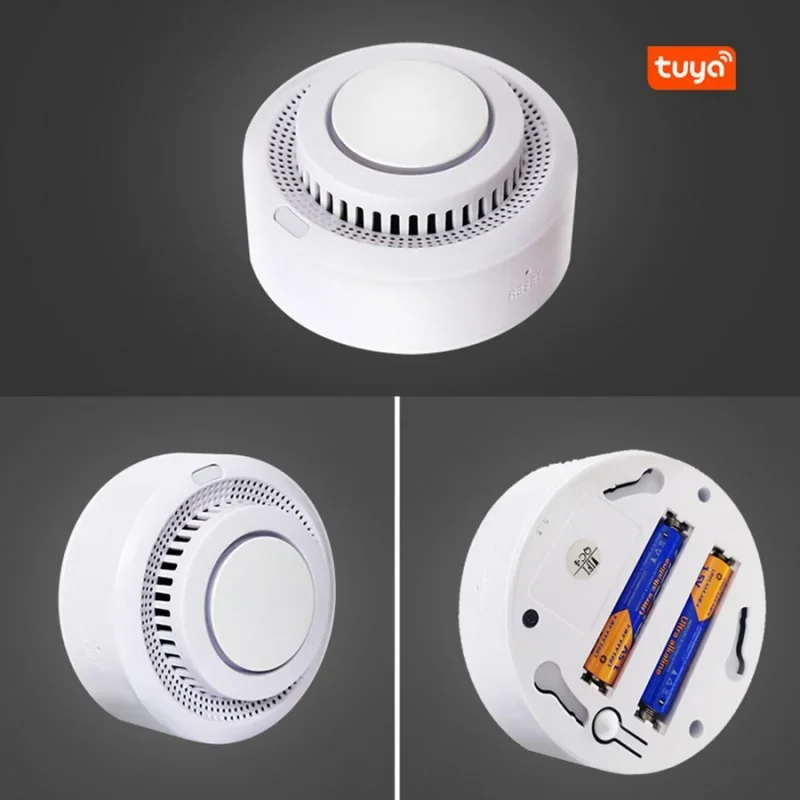 WiFi Fire Detector Smart Fire Alarm WiFi Battery-Powered Fire Detector Real-Time Home Security Wireless APP Notification