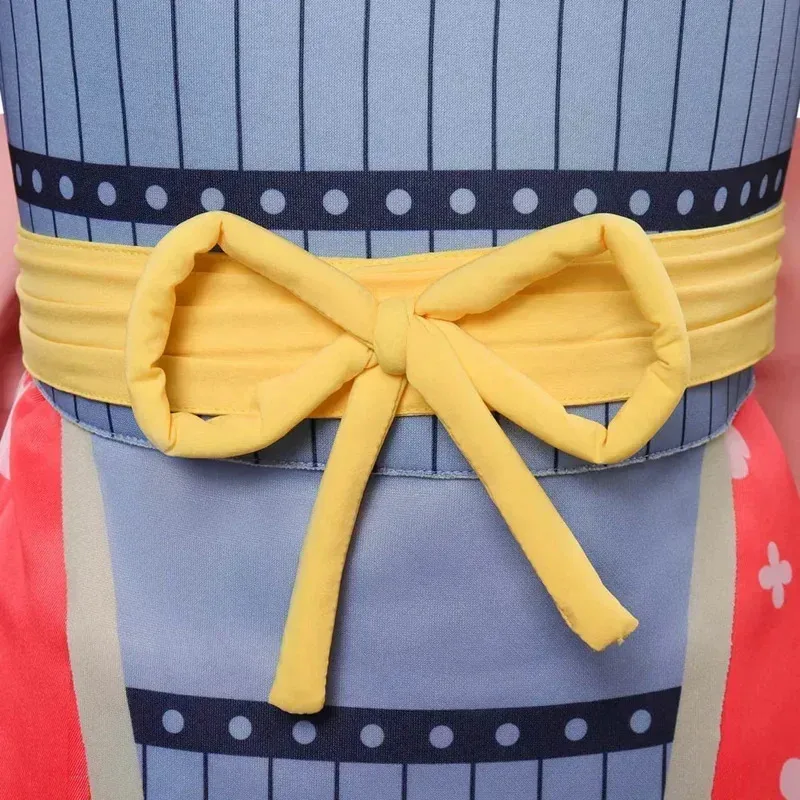 QQ 123New osdad anime 나미 의상 기모노 드레스 가발 정장 성인 여성 할로윈 카니발 코스프레 의상