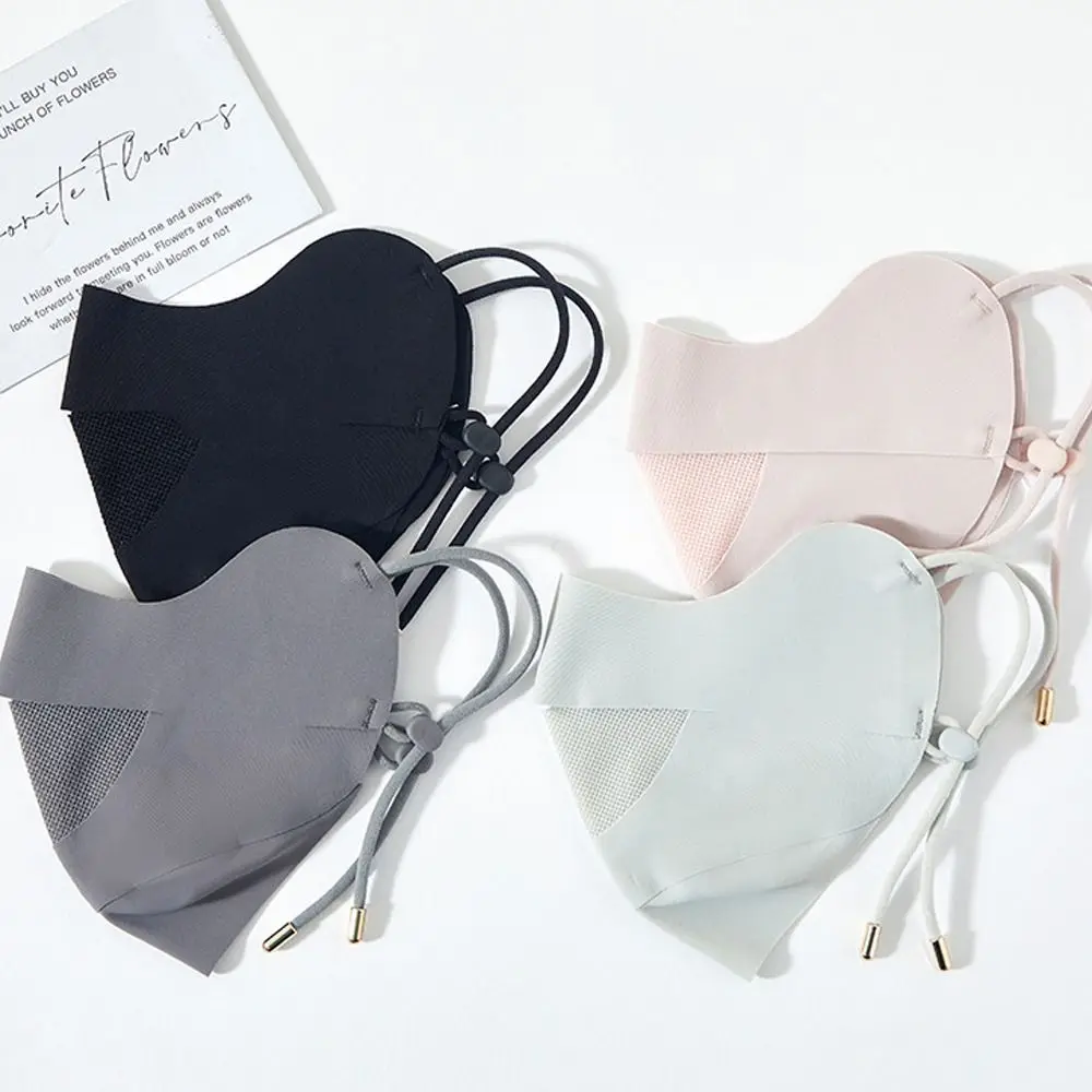 新しい通気性日焼け止めマスク薄型 3D 立体フェイスマスク顔保護屋外