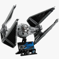 IN STOCK Spaceship MOC TIE Interceptors Building Blocks Modified from Imperial Fighters Model 75382 Assembly Bricks Toys Gift