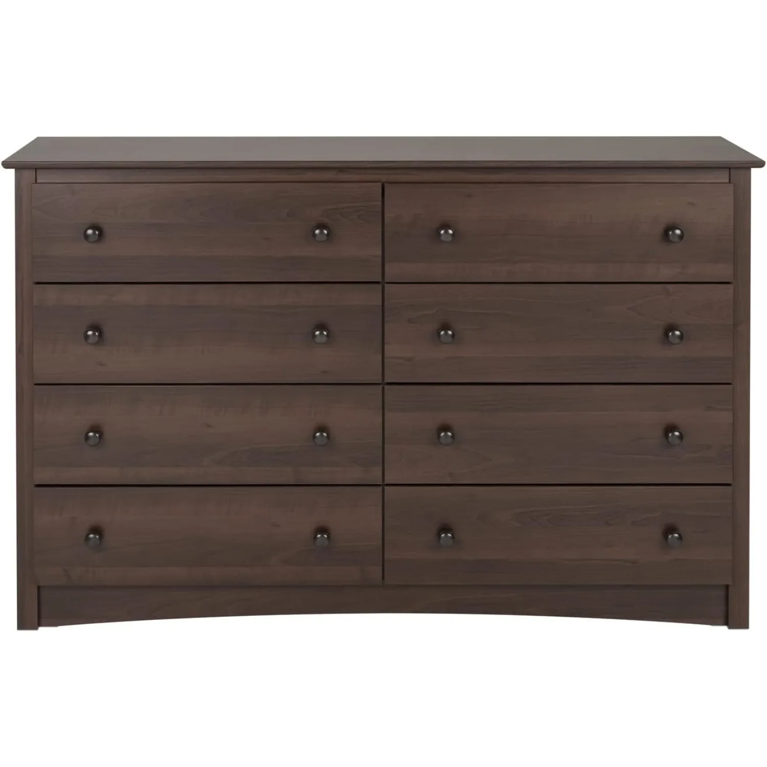 Prepac Fremont 8 Drawer Double Dresser for Bedroom, 15.75