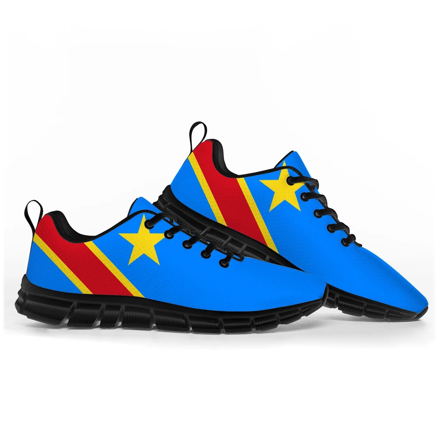 Democratic Republic of the Congo Flag Sports Shoes Mens Womens Teenager Kids Children Sneakers Custom High Quality Couple Shoes