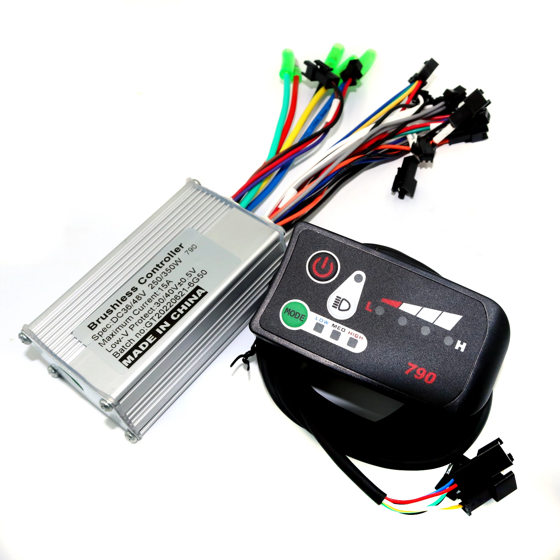 High Quality24V 36V 48V 250W E-bike Brushless Motor 790 Controller BLDC Motor Driver+790LED display