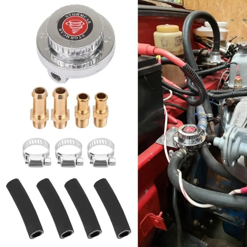 

31BC Manual Pressure Regulator Metal Adjustable for Carburetor Engine Universal