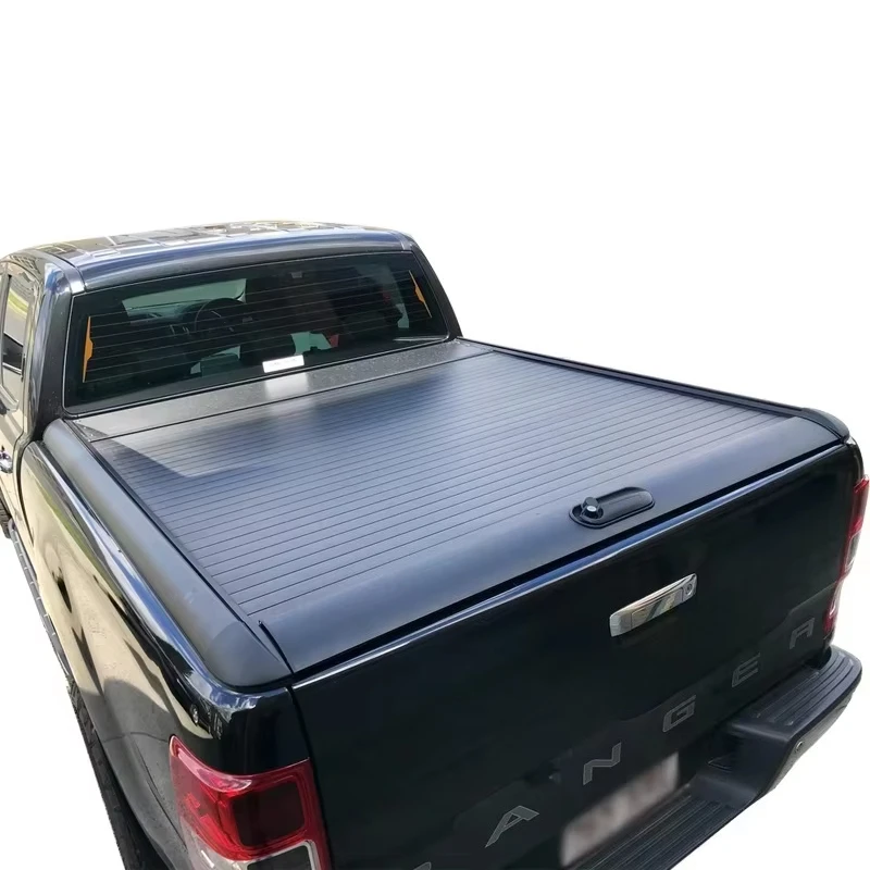 Factory Pickup Truck Accessories Retractable Truck Bed Cover Hard Tonneau Cover for Navara Frontier Titan Ram Hilux Ranger