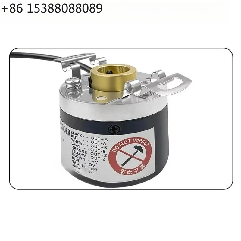 Autonics E50S8 Incremental Optical Rotary Encoder 50mm OD 8mm Solid Shaft 100-8000PPR ABZ Output（1pcs）