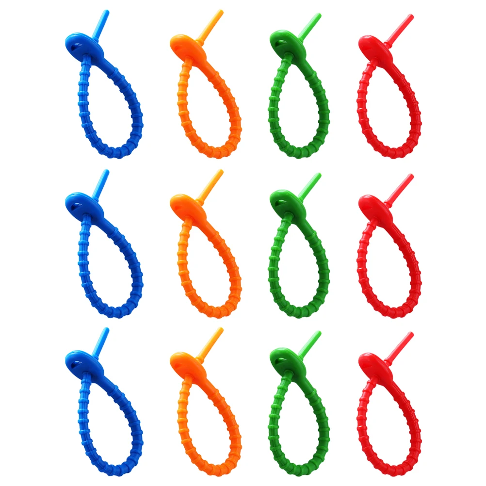 

12 Pcs Silicone Wire ganizer Wraps Wire ganizer Wraps Cord Cable Cable Management Ties Straps Ties Cord ganizer Straps