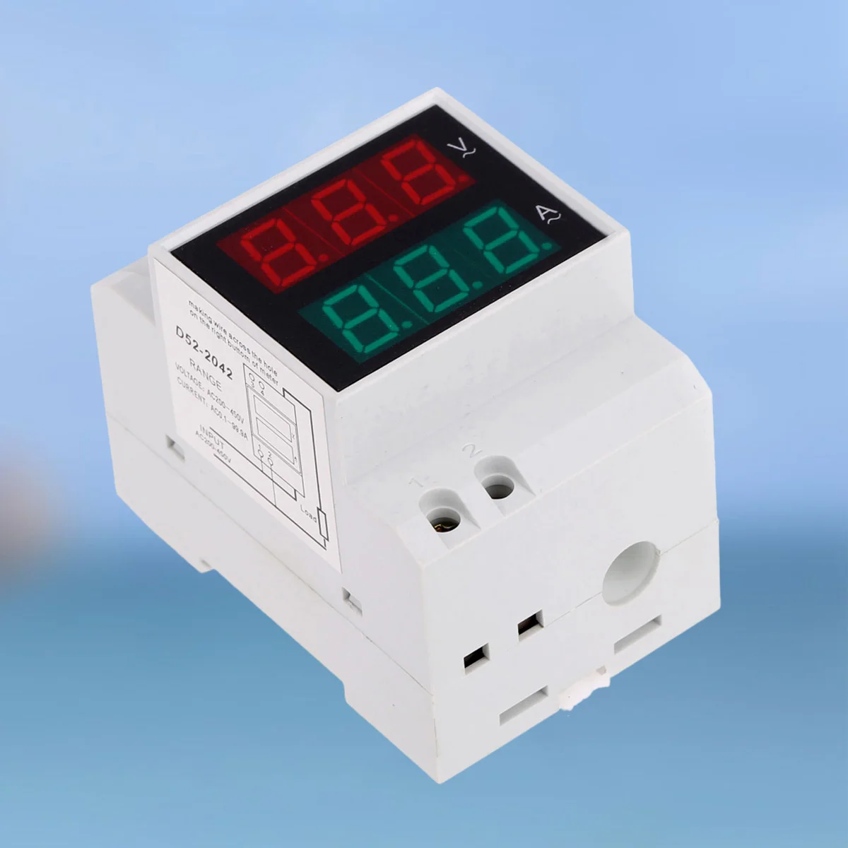 Digital Multifunction Wattmeter Ac 80-300V 100A Voltage Current Power Factor Energy Consumption Monitor for Home