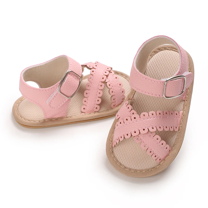 Nieuwe Mode Zomer Nieuwe Open Teen Cross Serie Ontwerp Anti Slip Baby Sandalen