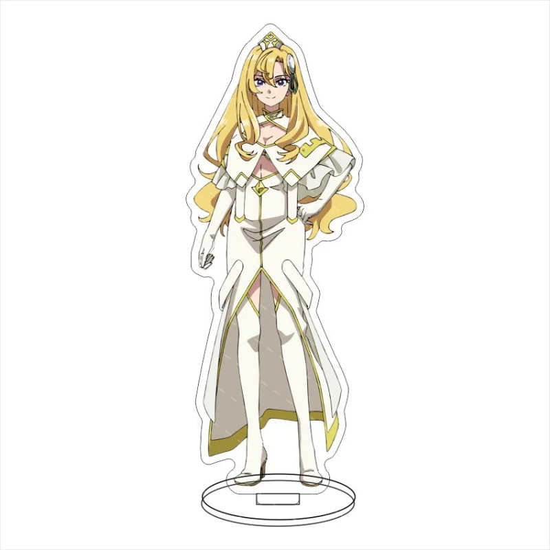Romelia War Chronicle Anime Leon Livia Melina Selena Gideon Acrylic Figure Stand Plate Cosplay Prop Decor Keychain Gifts