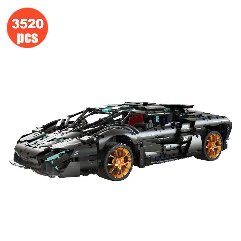 1: 8 Lamborghini City Sportwagen Afstandsbediening Dly Model Bouwsteen Rc Supercar Brick Assembleren Kinderspeelgoed Cadeau