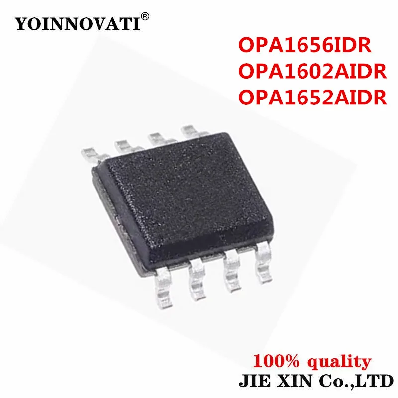 5Pcs 100% New OPA1656IDR OP1656 OPA1652AIDR OP1652 OPA1602AIDR 01602A SOIC-8 SOP8 Brand new original chips ic