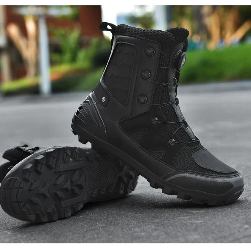 

Boots for Motorcyclist Man Enduro Motorcycle Boots Motor Riding Four Seasons Breathable Shoes Cross-country Riding Gear