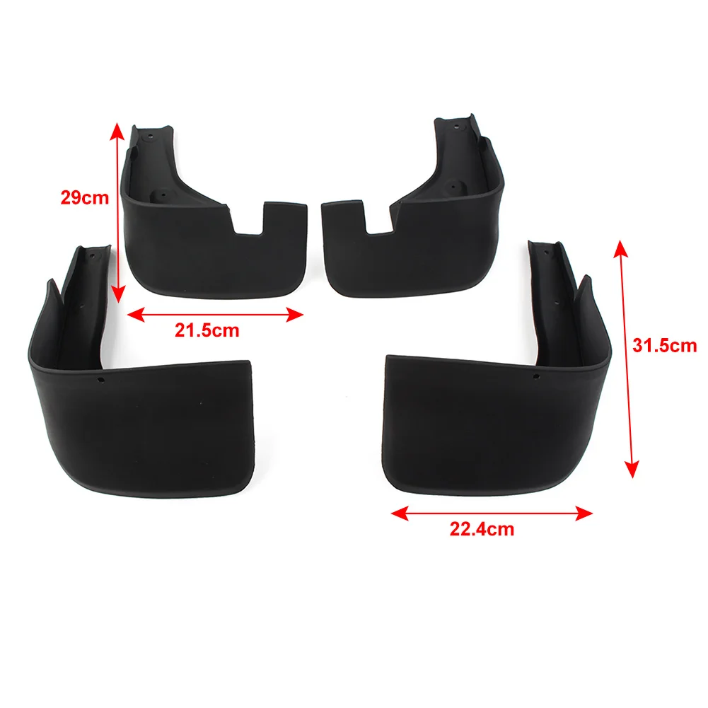 4Pcs Car Front Rear Mud Flaps Splash Guard Fenders For Lexus RX300 RX330 RX350 RX400H XU30 2004-2009