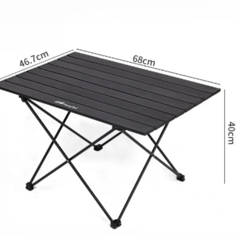 Camping Folding Table Outdoor Portable Aluminum Alloy Easy Storage Table Camping Lightweight Stable Table Camping Equipment