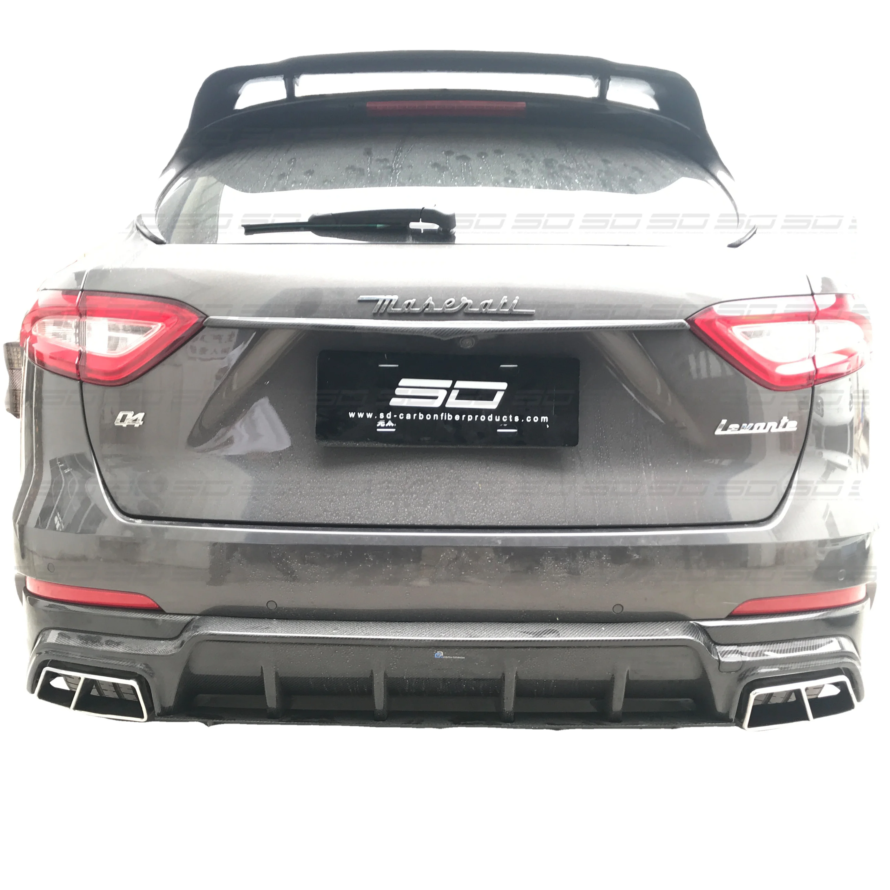 M Style Wide Body Kit Full Set Front Bumper Rear Bumper Rear Bumper For Levante