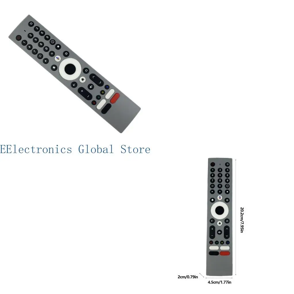 462B Functional Remote Controller with Voice Functionality for RMC3572 Devices Durability ABS Housing For Families