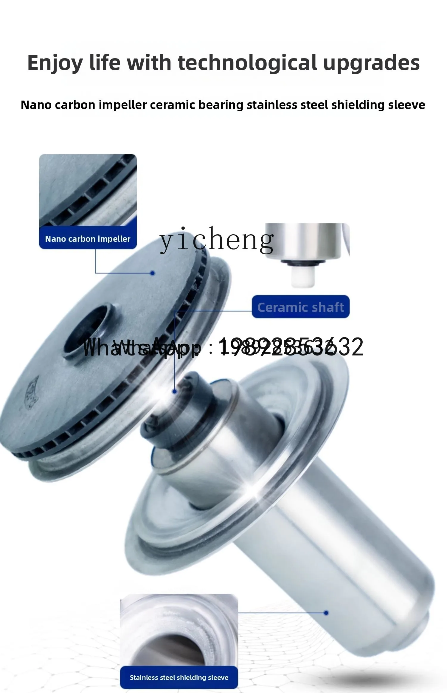 A1 water heater booster pump household automatic silent tap water booster pump pipeline pressurized pump small