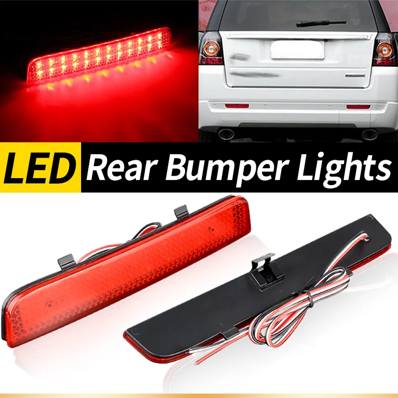 Rear Bumper Reflector Brake Light Left Right Bumper Taillight For Land Rover Range Rover L322 Freelander LR2 LR006348 LR006349