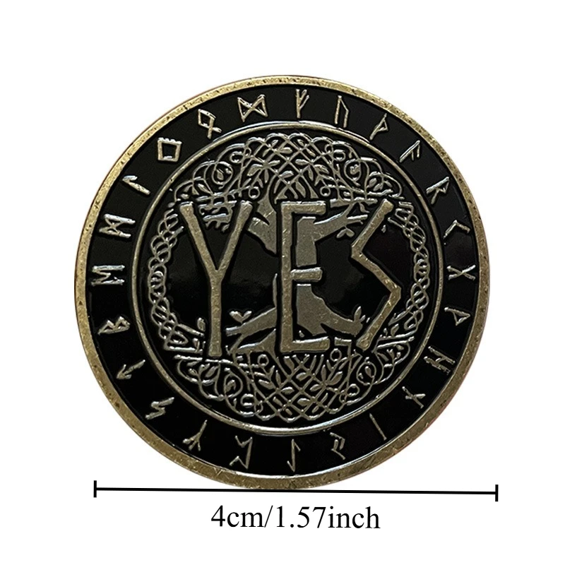 Yes or No Souvenir Coin Collection Make Decision Commemorative Coin Lucky Gift