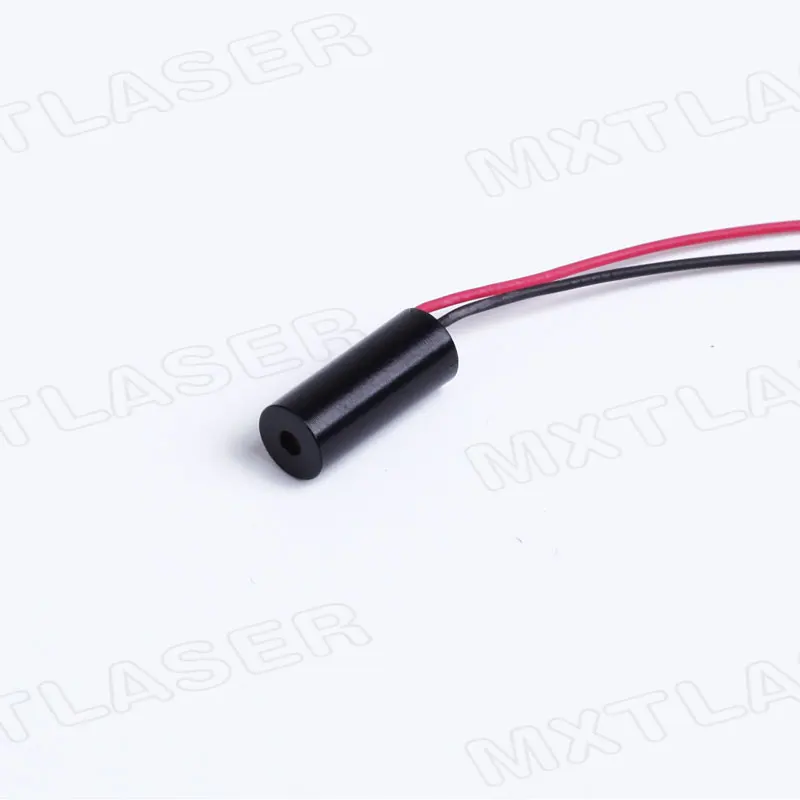 D5x12mm عدسة زجاجية 635nm 0.5mW 1mW 5mW 10mW ريد دوت ليزر مادة الألومنيوم وحدة ليزر ديود الصناعية الصف APC سائق