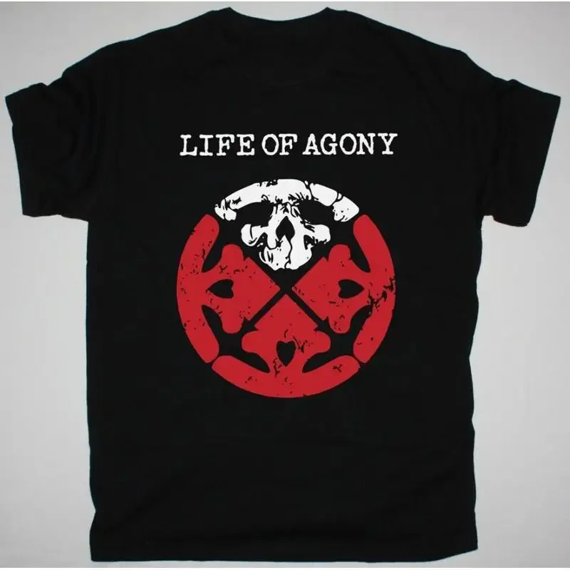 Vtg Life Of Agony Band Music Star Cotton Black All Size T Shirt Hgv5