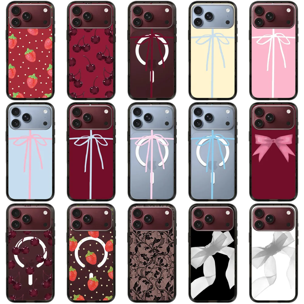 6091654 Compact Black Border Magnetic Case: Compatible with IPhone 18 17 16 15 14 13 Pro Max 18Pro