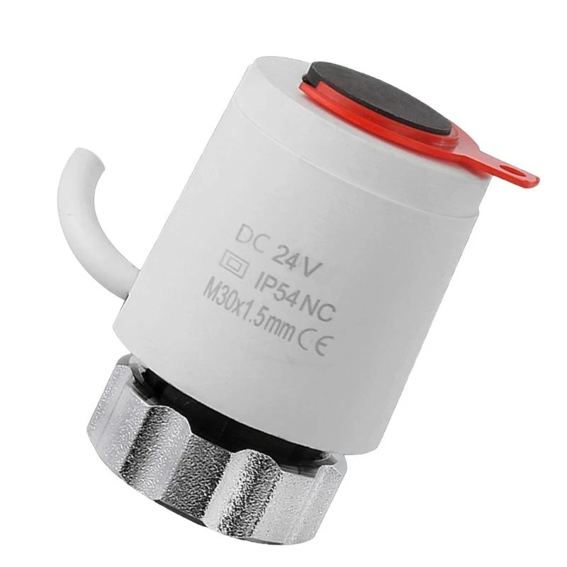 24V Floor Heating Radiator Valves Normally Closed/Open Electric Thermal Actuator for Thermostat Manifold Valves Easy Use