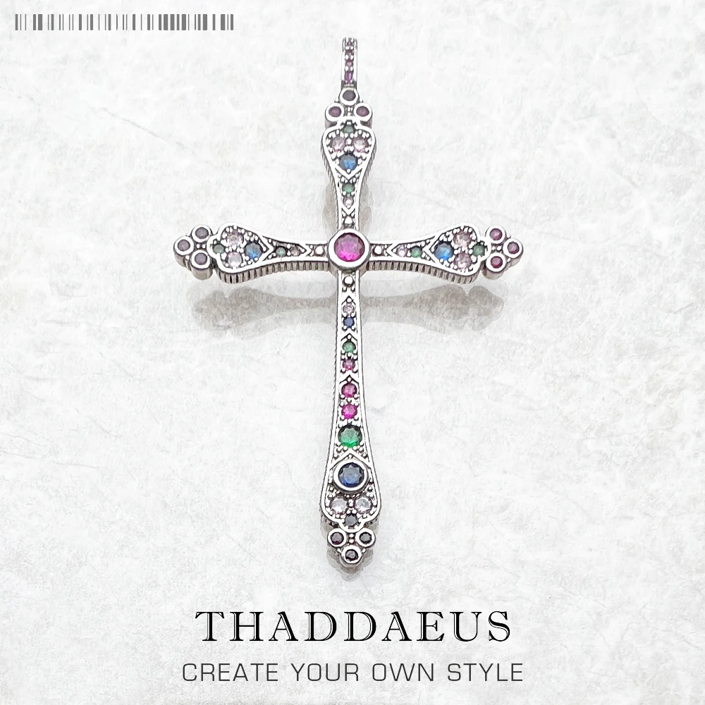 

Кулоны Королевский Крест красочные новые искусственные Богемные аксессуары из стерлингового серебра 925 пробы подарок для женщин