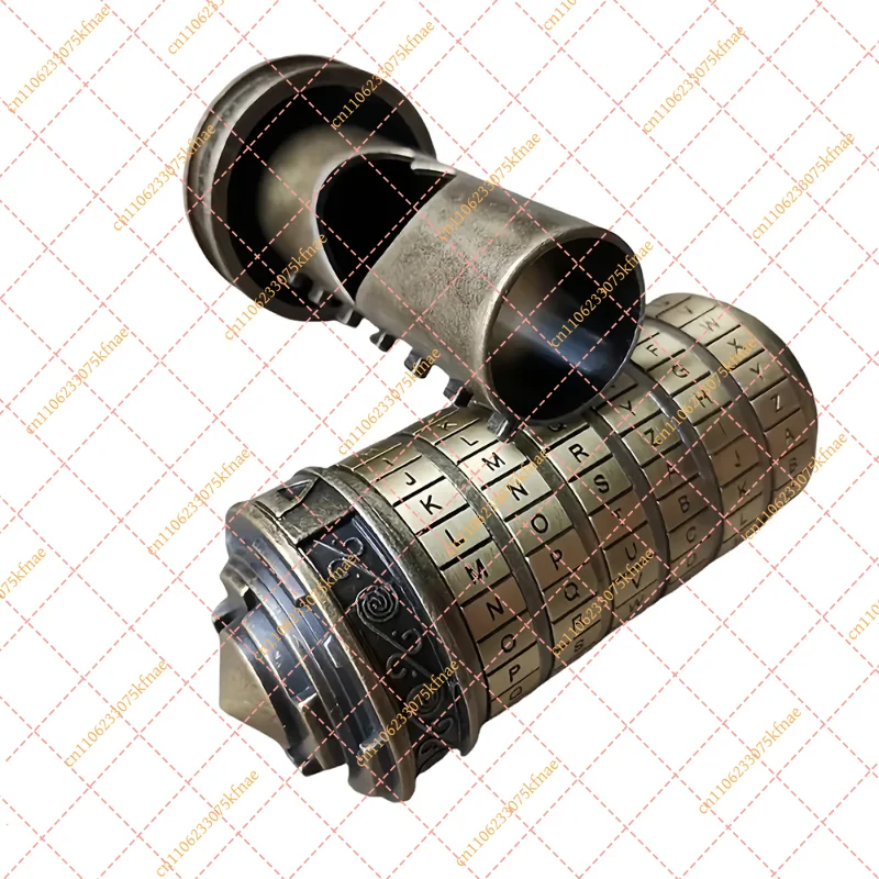 Vintage Combination Lock Jewelry Box | Retro Cylindrical Ring & Watch Organizer with Secret Code (Anniversary & Gift)