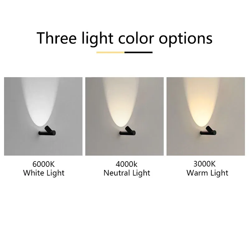 LED Wall Sconce 6W COB Surface Mounted Waterproof IP44 Outdoor Wall Light Modern Nordic Style Indoor Porch Entryway