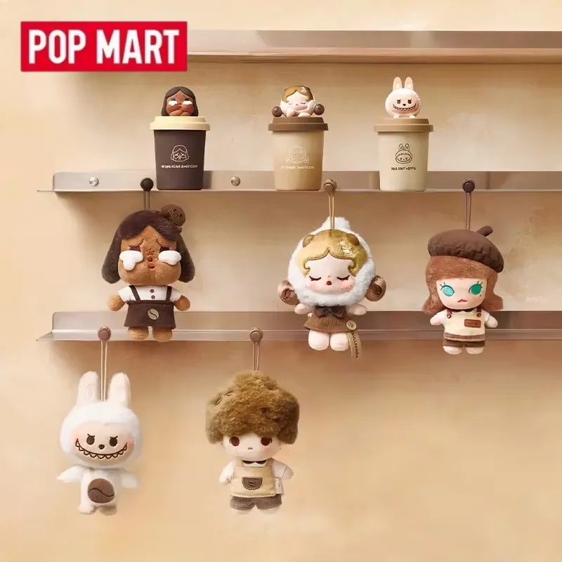 

POP MART POP BEAN COFFEE FACTORY Series Blind Box Toys Kawaii Аниме Фигурка Caixa Caja Surprise Mystery Box Куклы Девочки