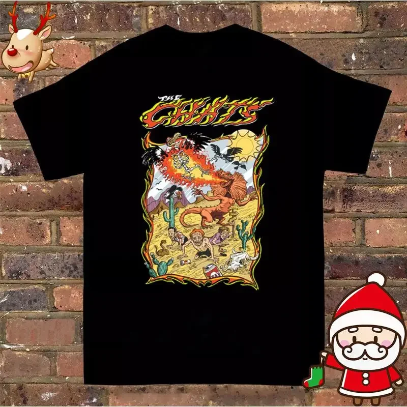 hot THE CHATS band Christmas Black Cotton All Size T Shirt Funny NI664